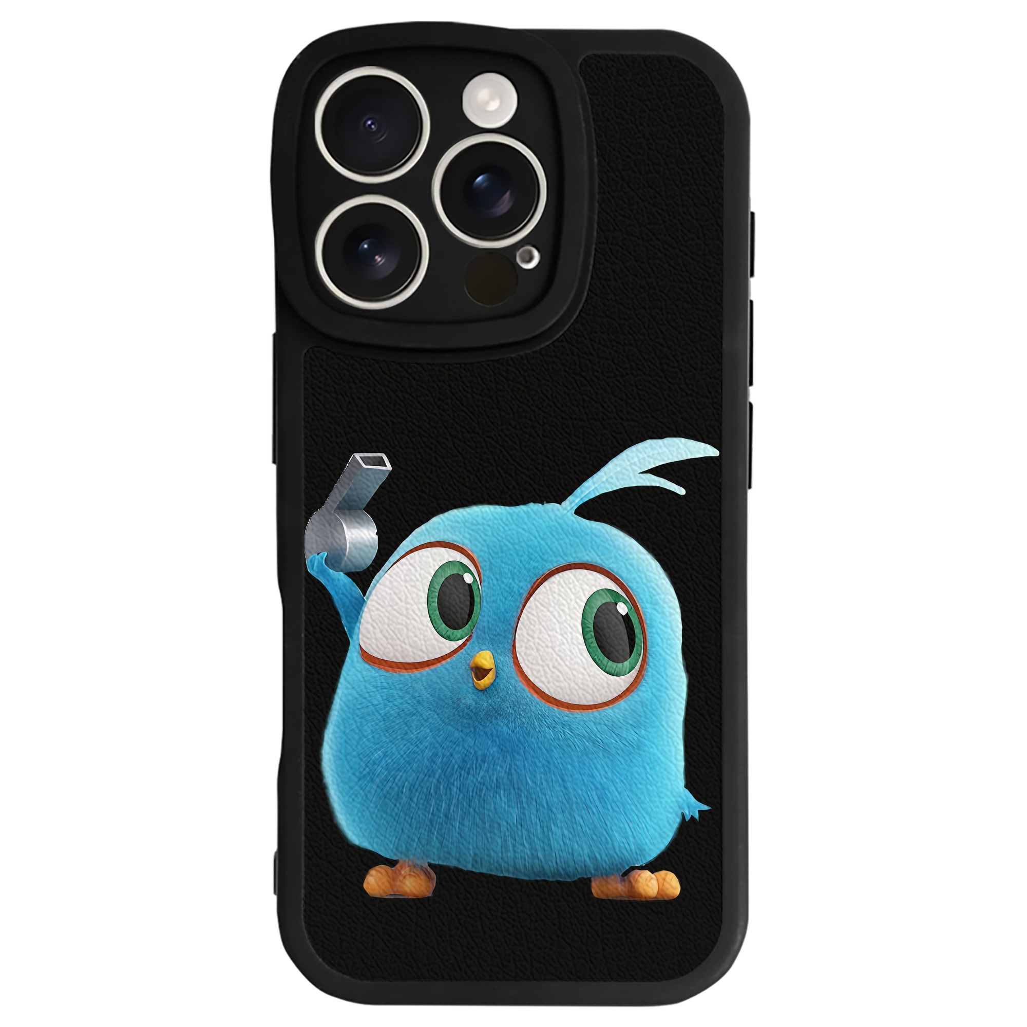 （画像用） Angry Birds アングリーバード 【iPhone 16シリーズ対応】シリコンスマホケース（レザー調） 材質：シリコン